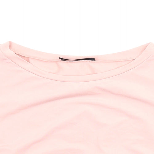 SheIn Womens Pink   Cropped Blouse Size M