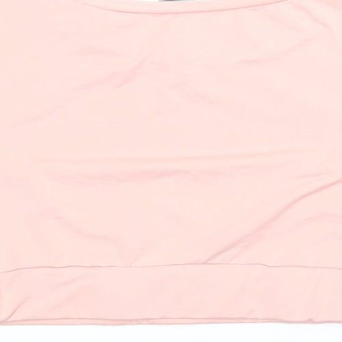 SheIn Womens Pink   Cropped Blouse Size M