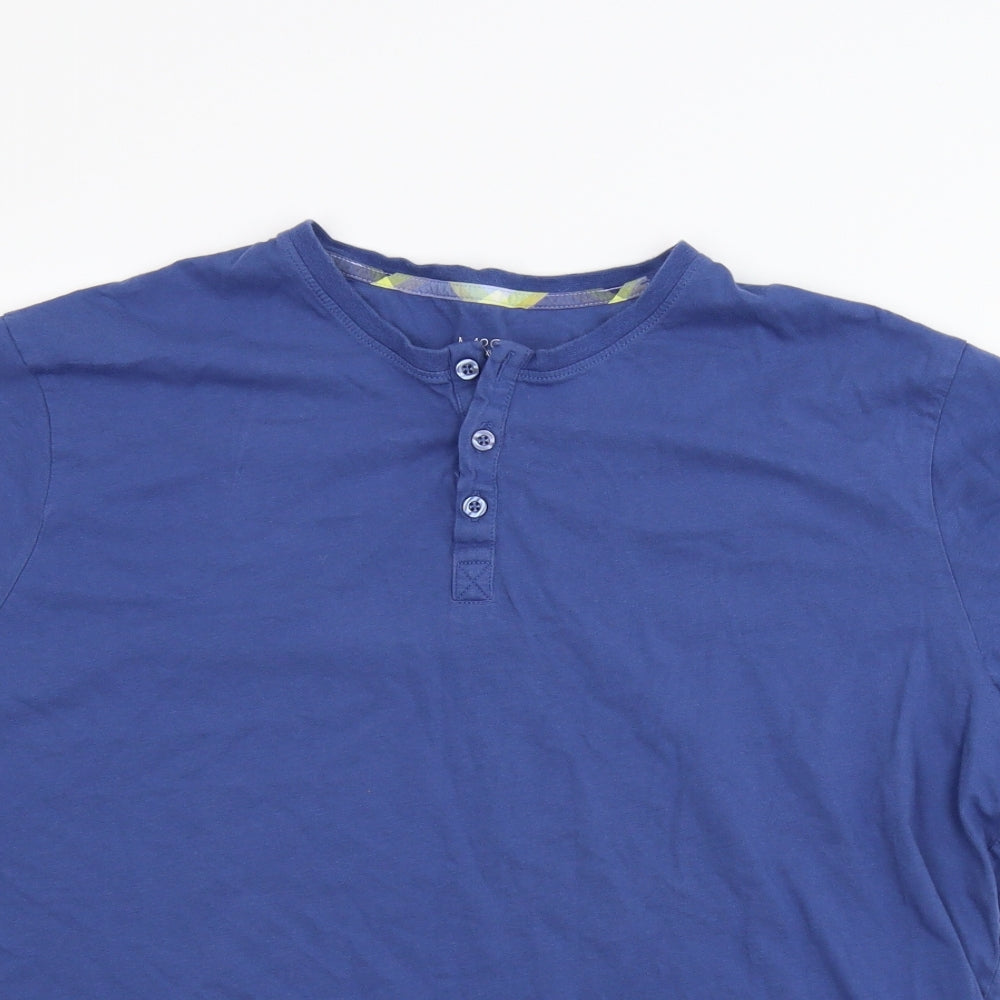M&S Mens Blue    T-Shirt Size XL