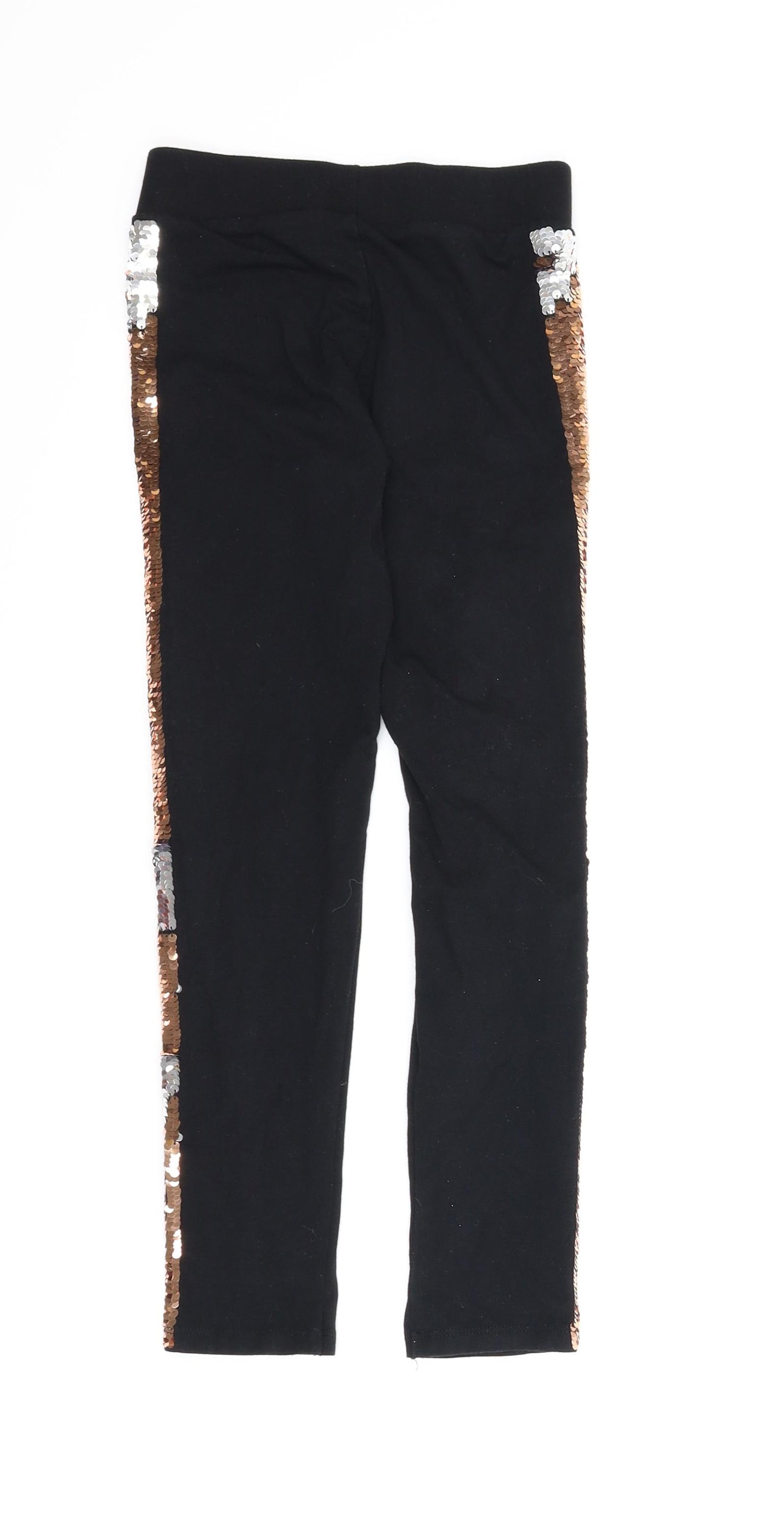 Nutmeg Girls Black   Jegging Trousers Size 9-10 Years - Leggings