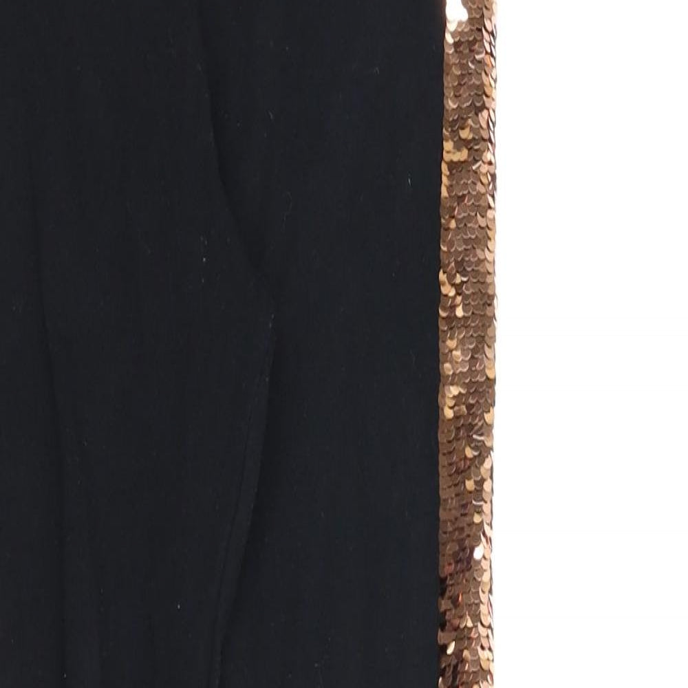 Nutmeg Girls Black   Jegging Trousers Size 9-10 Years - Leggings