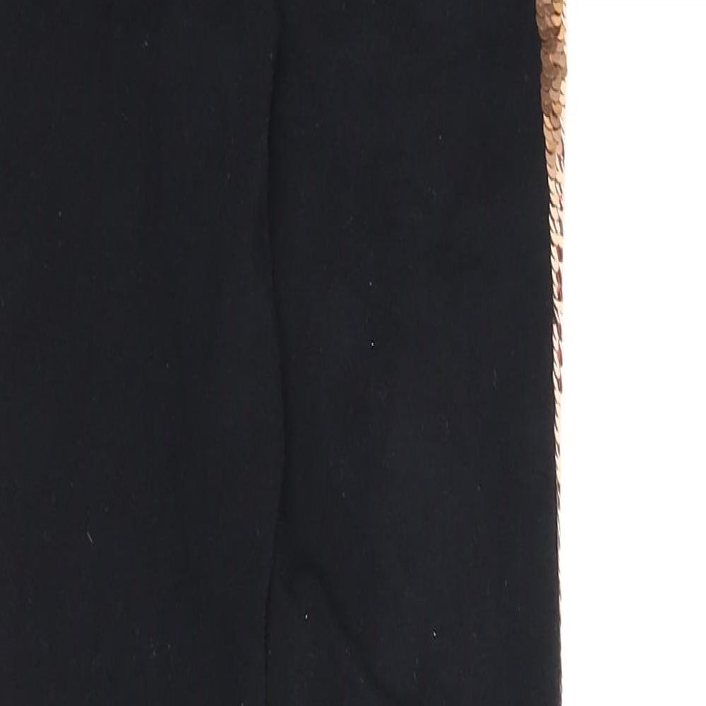 Nutmeg Girls Black   Jegging Trousers Size 9-10 Years - Leggings