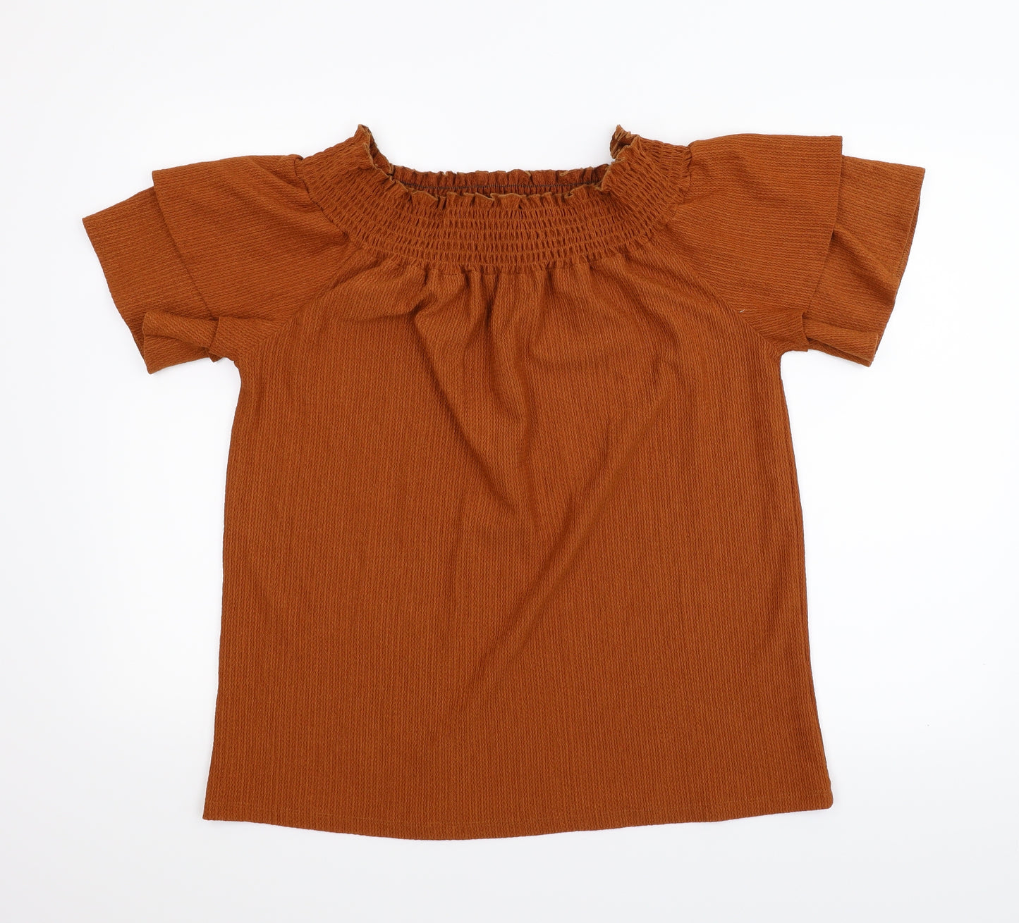 George Womens Orange   Basic Blouse Size 16
