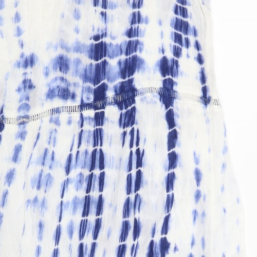Primark Womens Blue Tie Dye  A-Line  Size 18