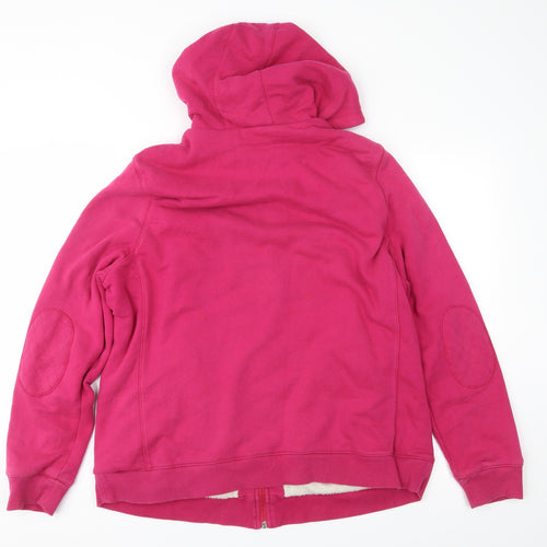 Oxy Lane Womens Pink   Full Zip Hoodie Size 2XL