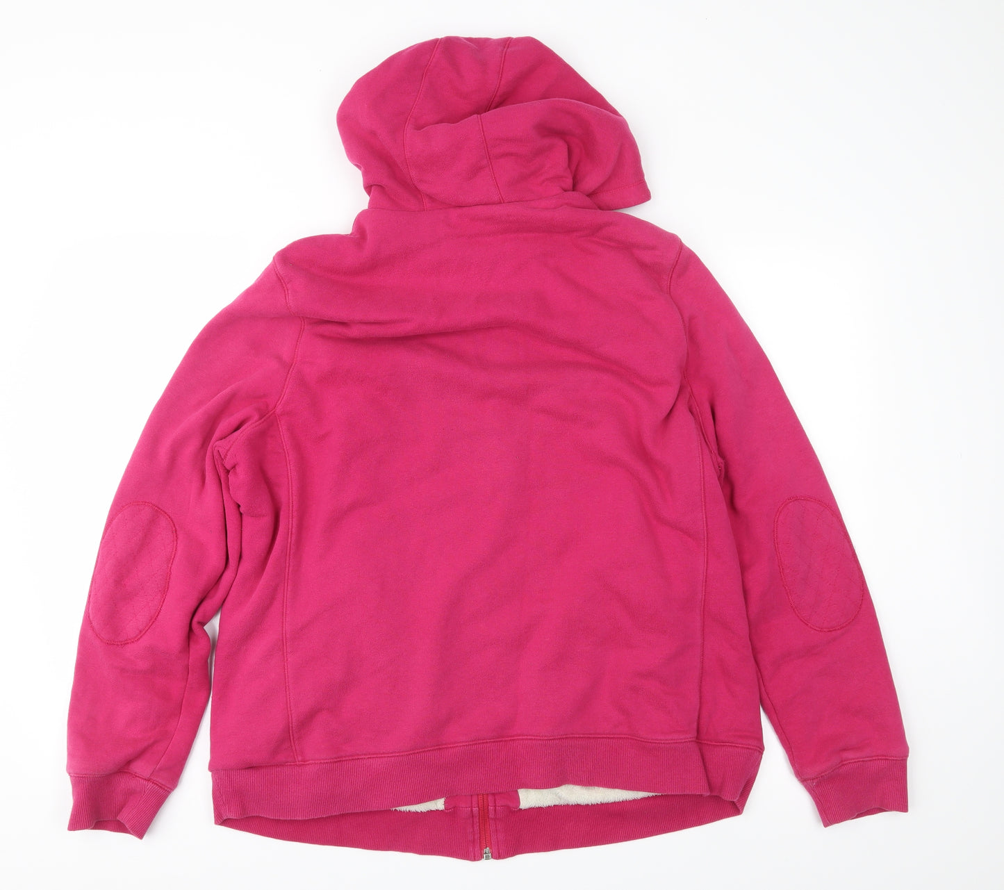 Oxy Lane Womens Pink   Full Zip Hoodie Size 2XL