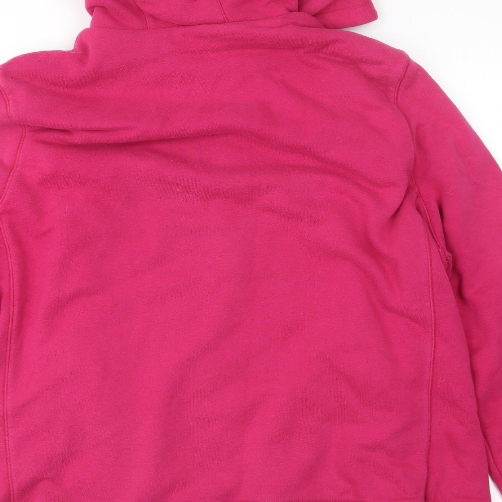 Oxy Lane Womens Pink   Full Zip Hoodie Size 2XL