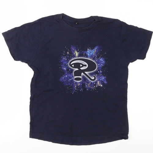 Continental Clothing Co Boys Blue  Jersey Basic T-Shirt Size S