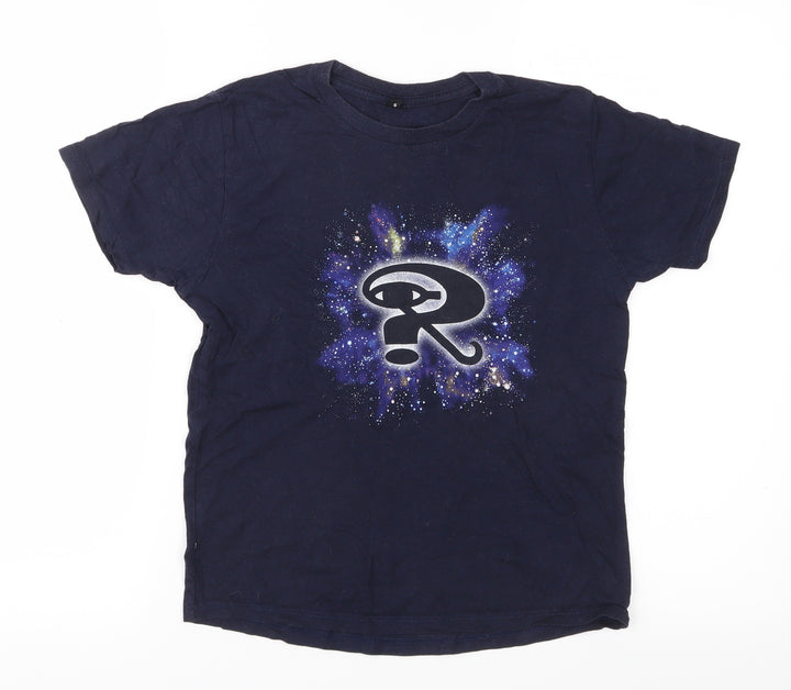 Continental Clothing Co Boys Blue Jersey Basic T-Shirt Size S