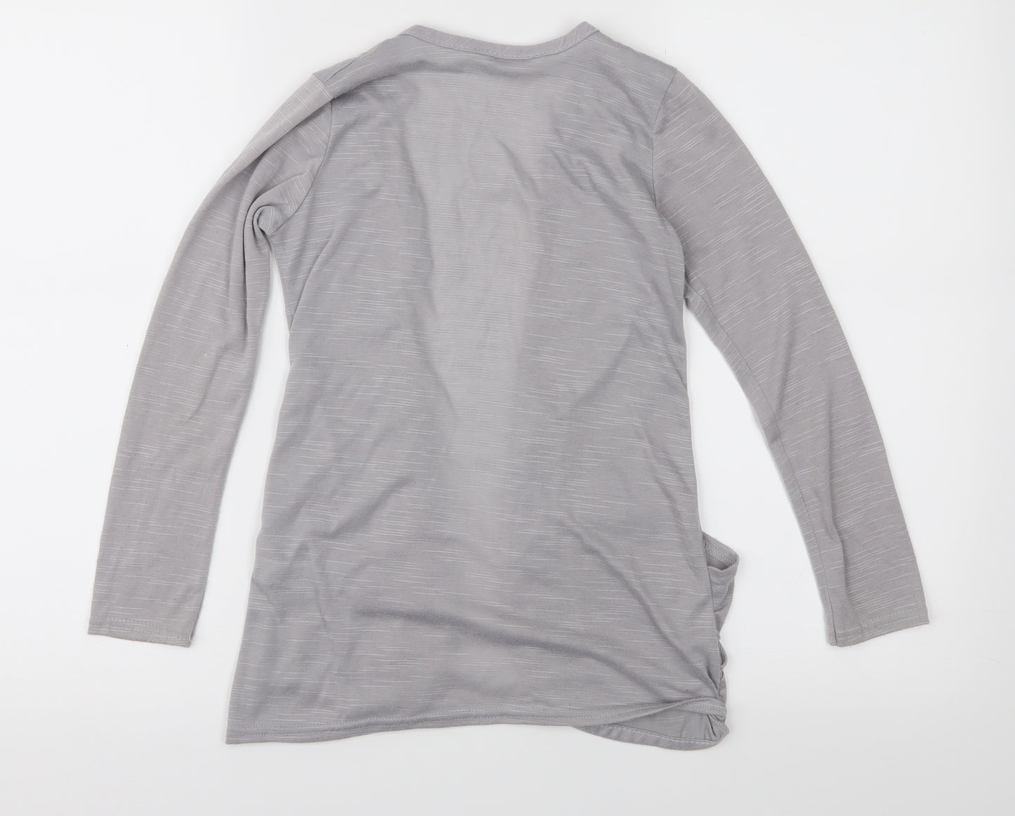 Tammy Girls Grey  Jersey Basic Blouse Size 10-11 Years