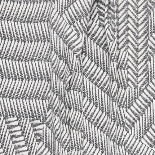 Zack Womens Grey Geometric  Trousers  Size 8 L28 in
