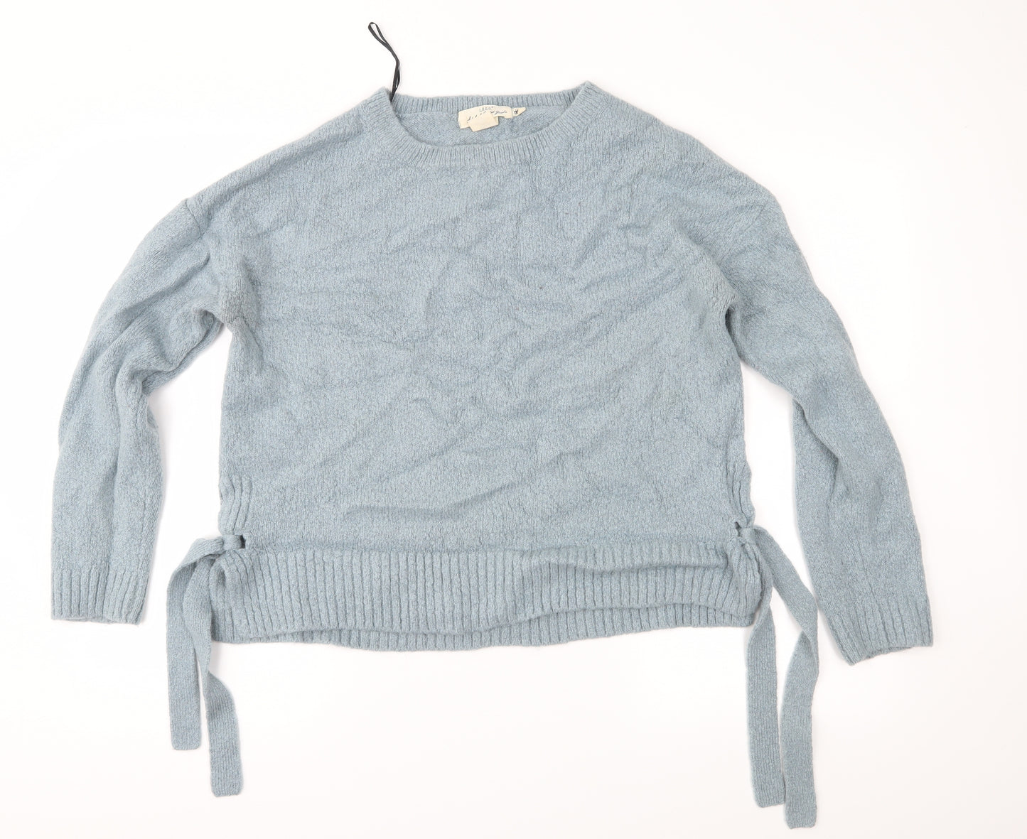 H&M Womens Blue  Knit Pullover Jumper Size M