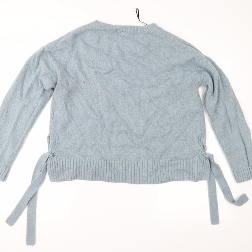 H&M Womens Blue  Knit Pullover Jumper Size M
