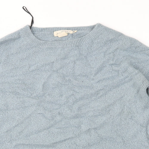 H&M Womens Blue  Knit Pullover Jumper Size M
