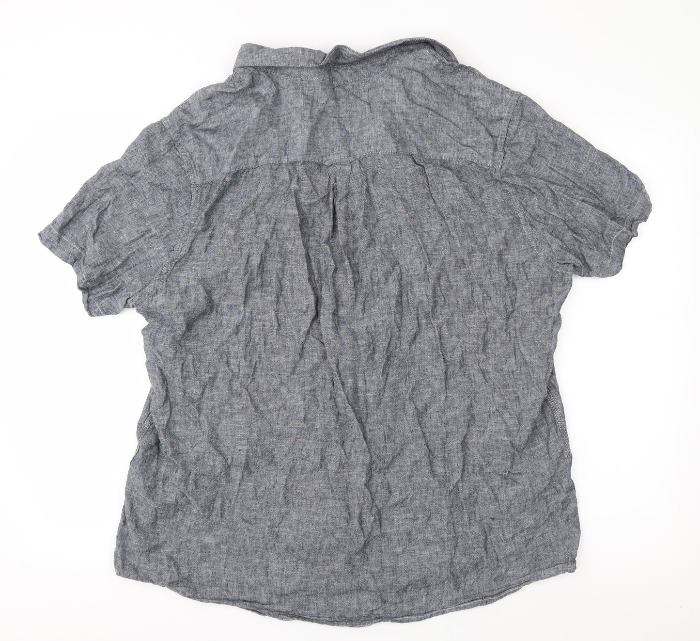 Pep & Co Mens Grey    Button-Up Size XL