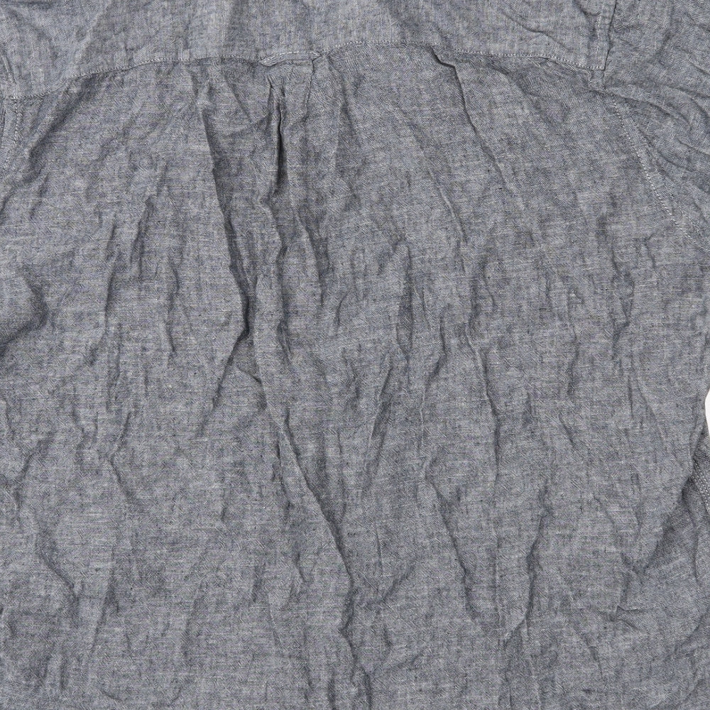 Pep & Co Mens Grey    Button-Up Size XL