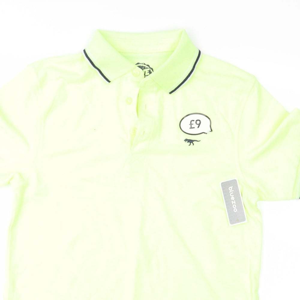 Blue Zoo Boys Yellow   Basic Polo Size 11-12 Years