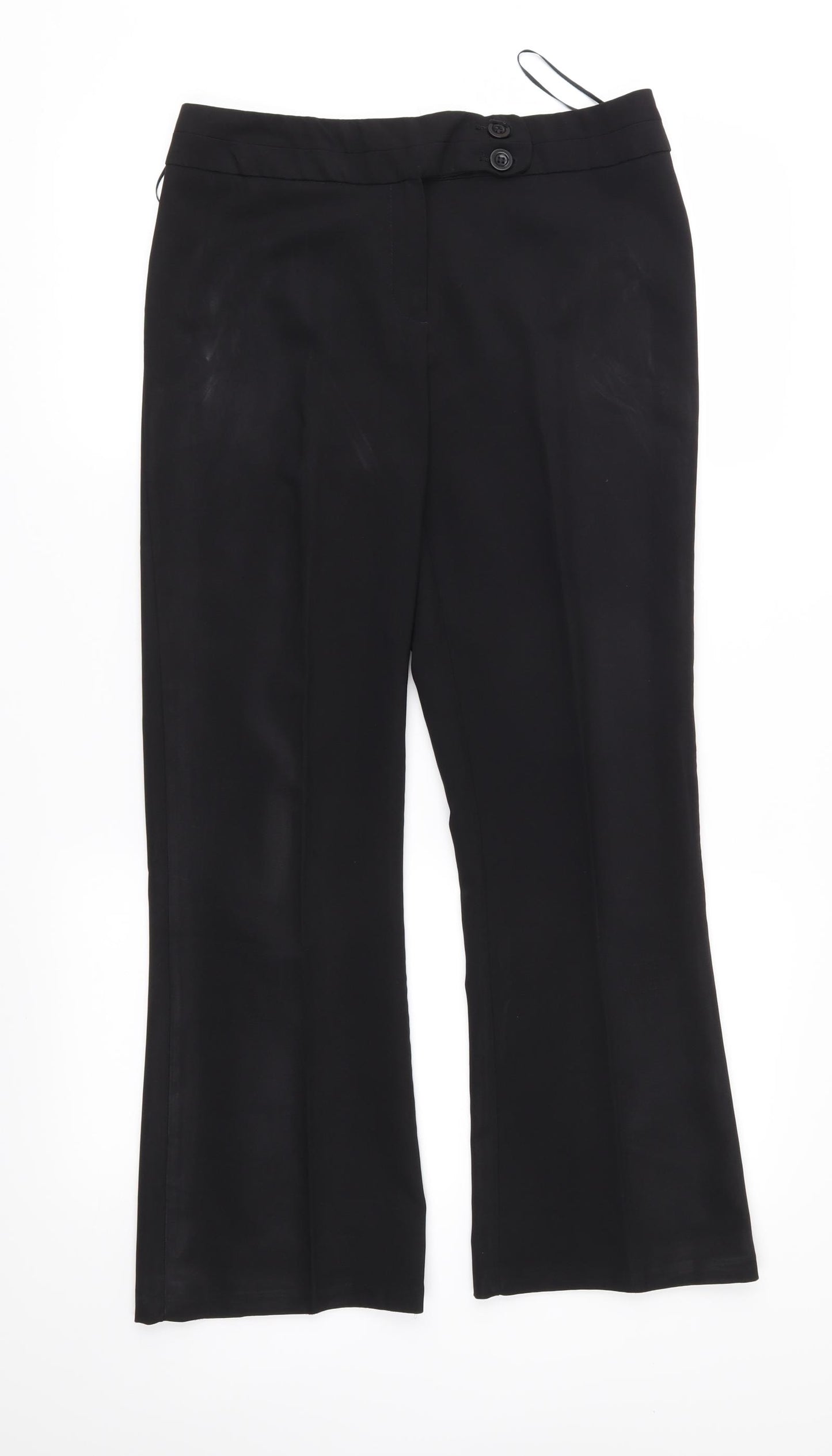 George Womens Black   Trousers  Size 10 L27 in