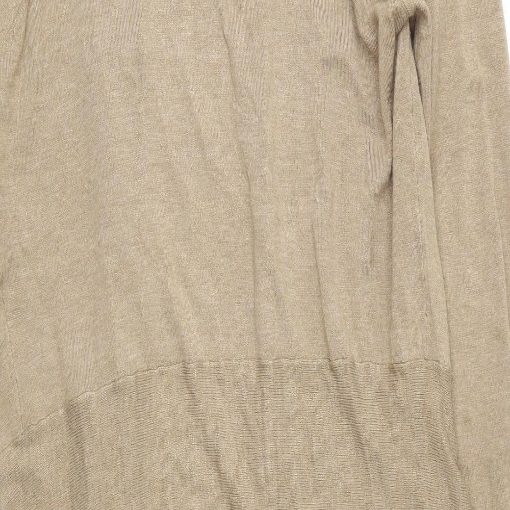 TU Womens Brown  Knit Cardigan Jumper Size 16