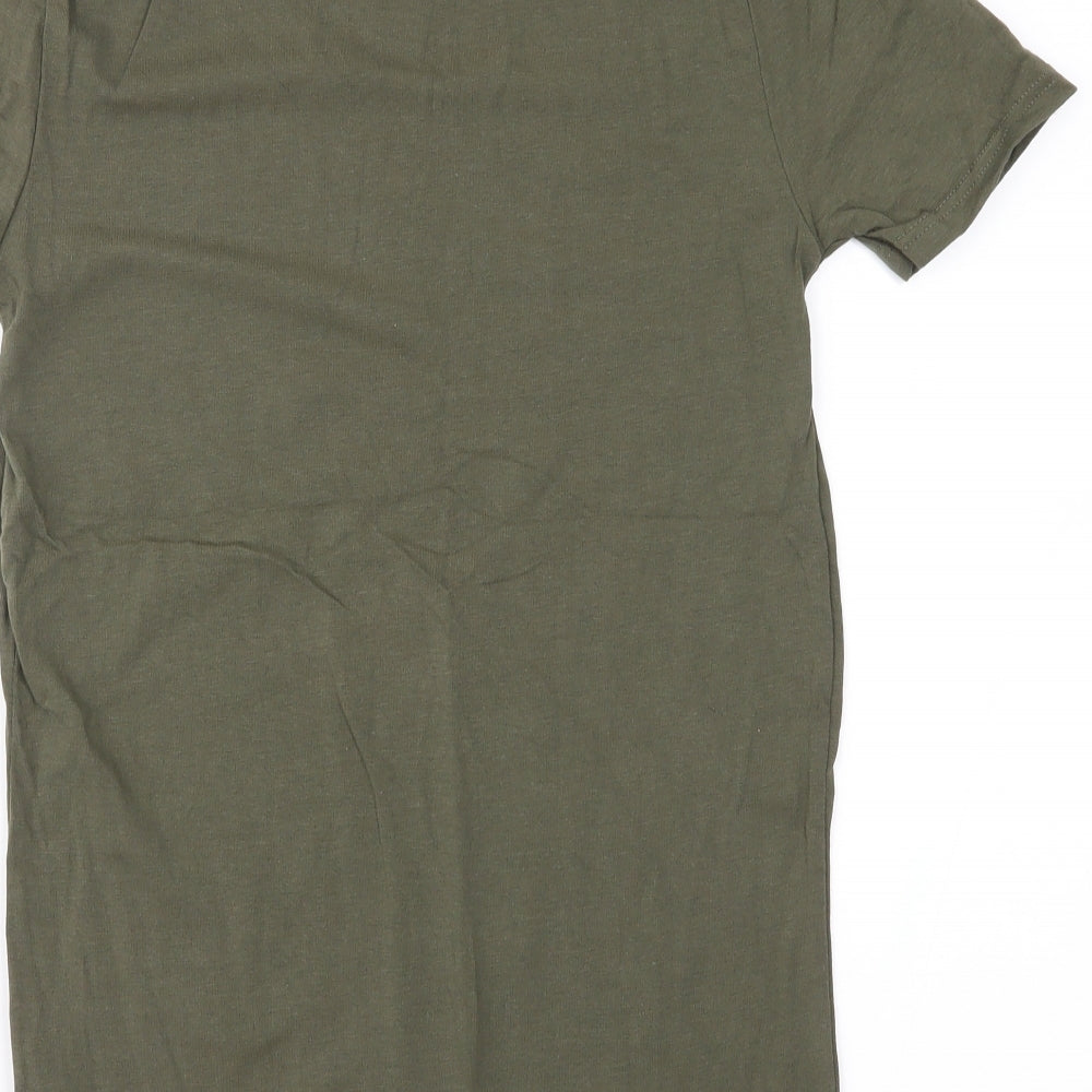 River Island Mens Green  Jersey  T-Shirt Size XS
