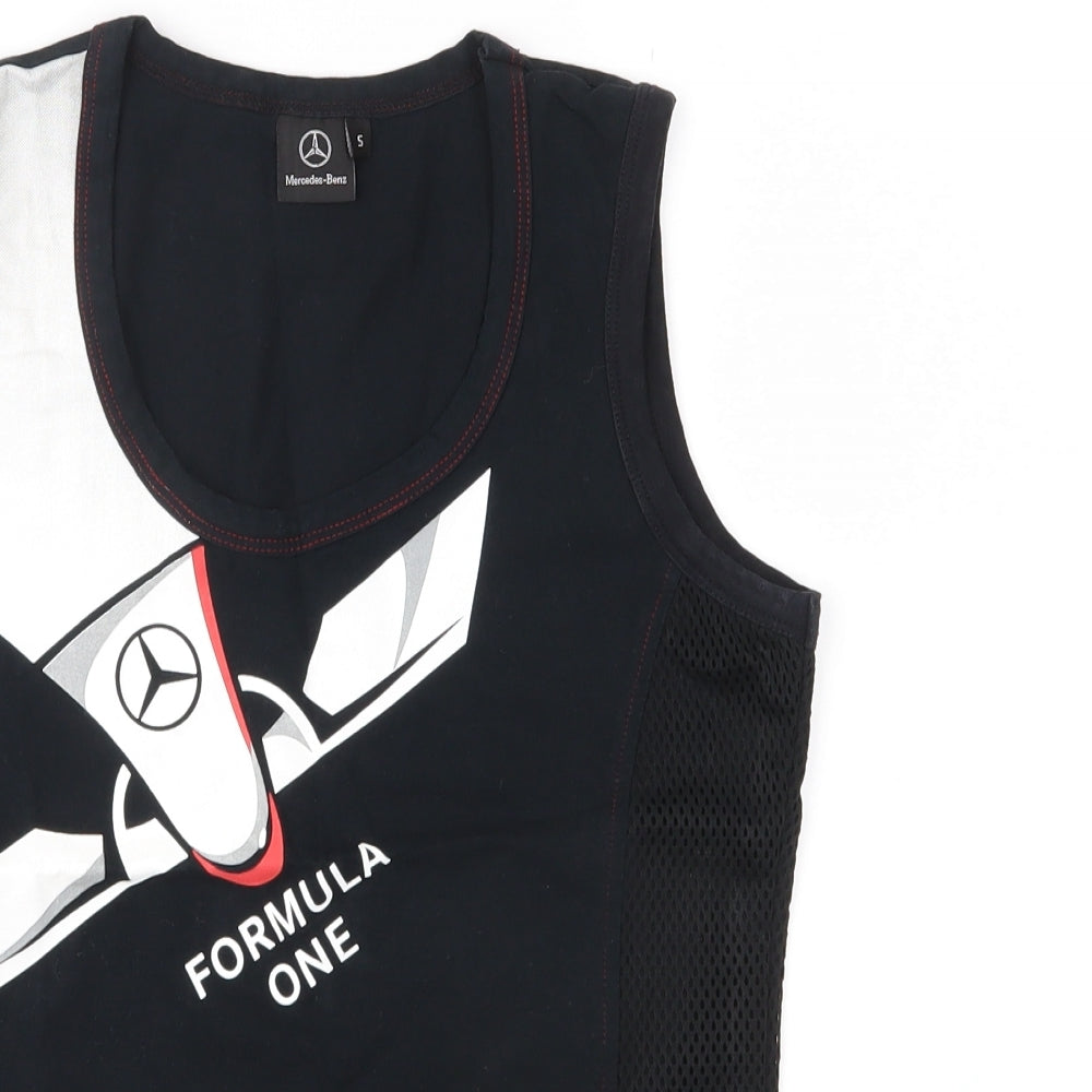 Mercedes-Benz Womens Black   Basic Tank Size S