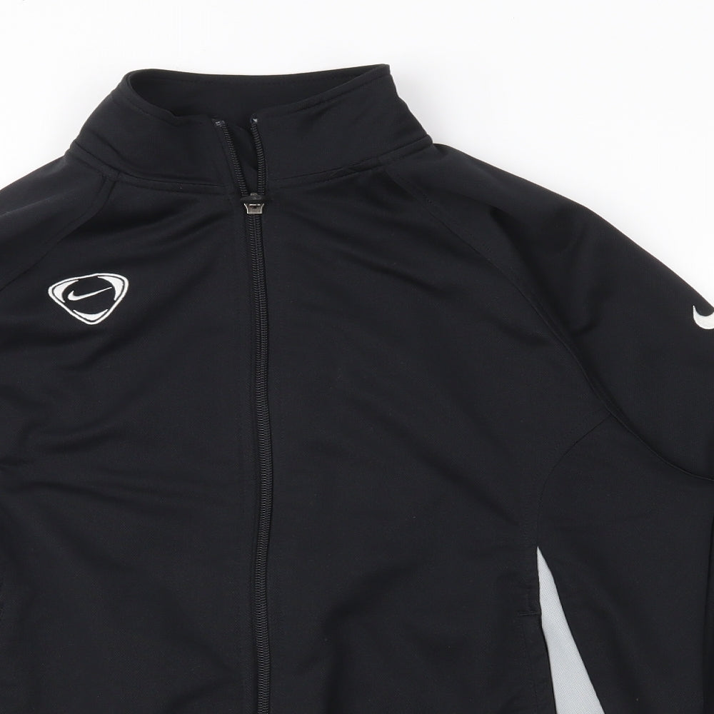 Nike Girls Black   Jacket  Size 12-13 Years
