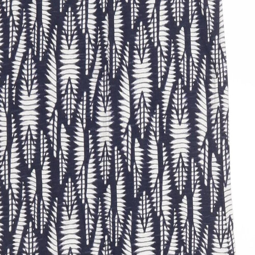 NEXT Womens Blue Geometric Jersey Shift  Size 6