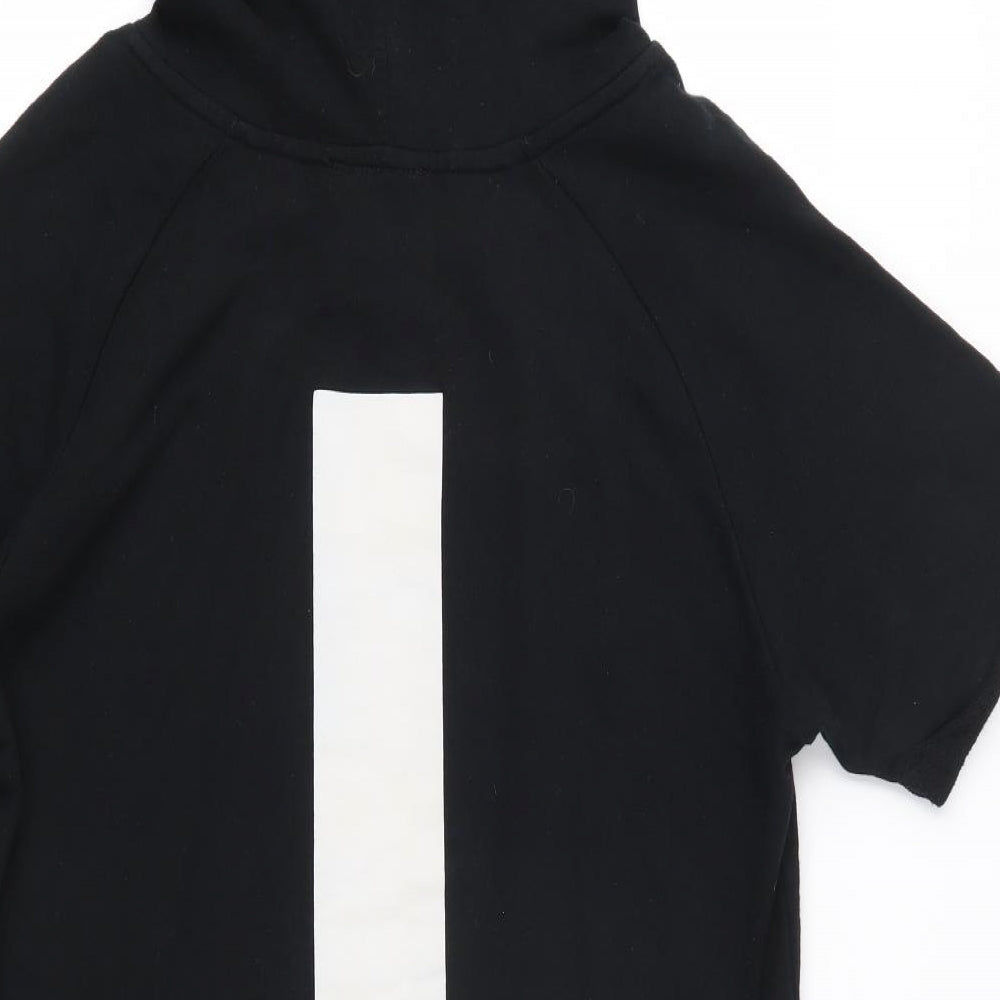 Peaked Mens Black   Pullover Hoodie Size M