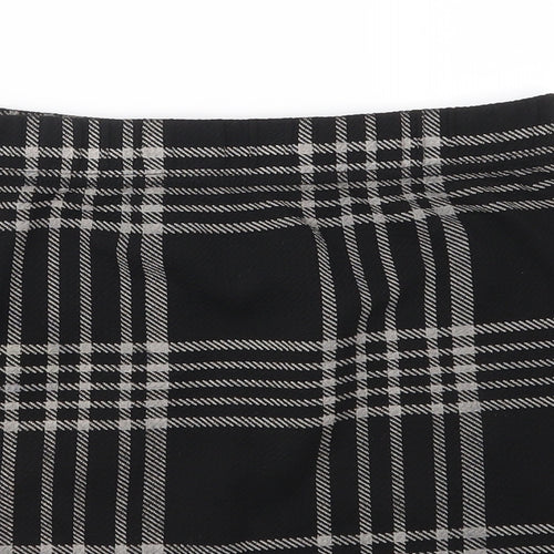 Select Womens Black Check  Straight & Pencil Skirt Size 12