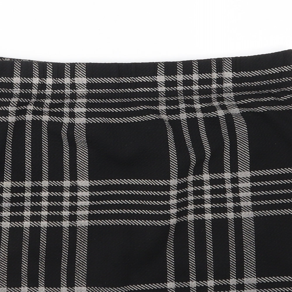 Select Womens Black Check  Straight & Pencil Skirt Size 12
