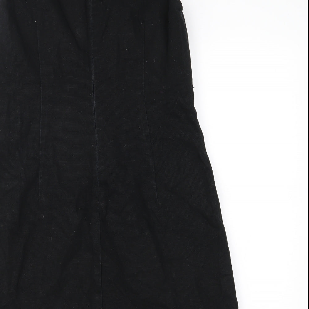 Monsoon Womens Black Geometric  Shift  Size 12