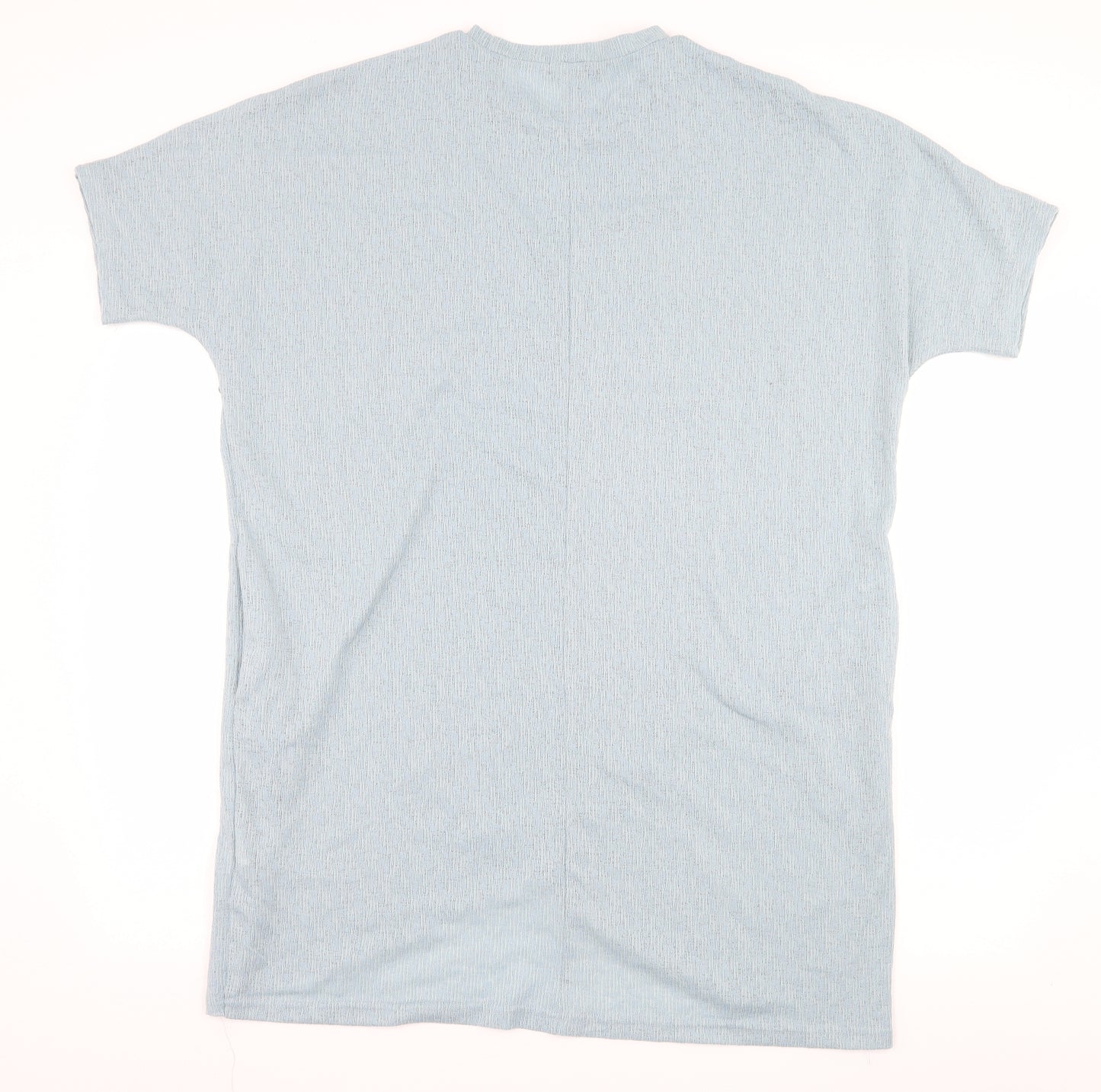 QED London Womens Blue  Jersey T-Shirt Dress  Size S