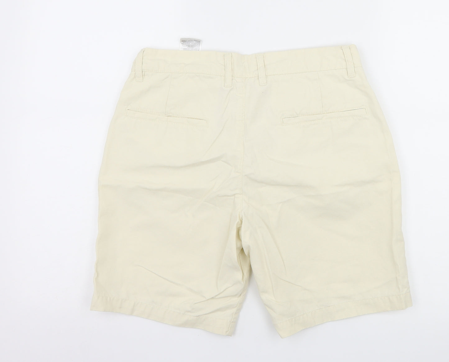 H&M Mens Ivory   Bermuda Shorts Size 29 in