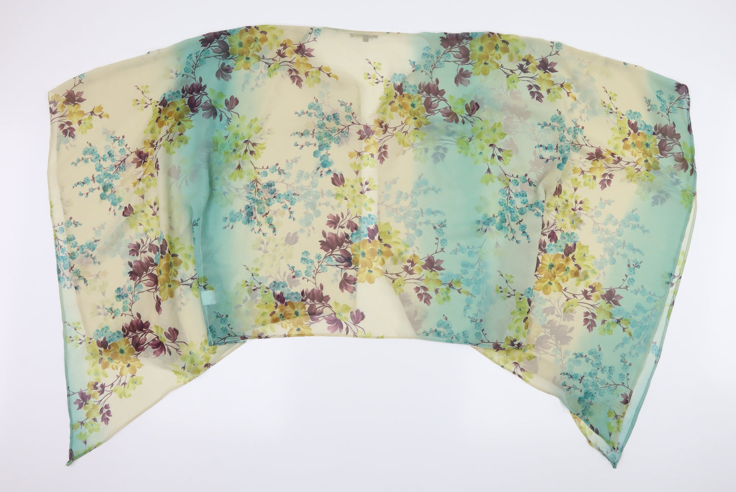 River Island Womens Multicoloured Floral Chiffon Kimono Blouse Size 16
