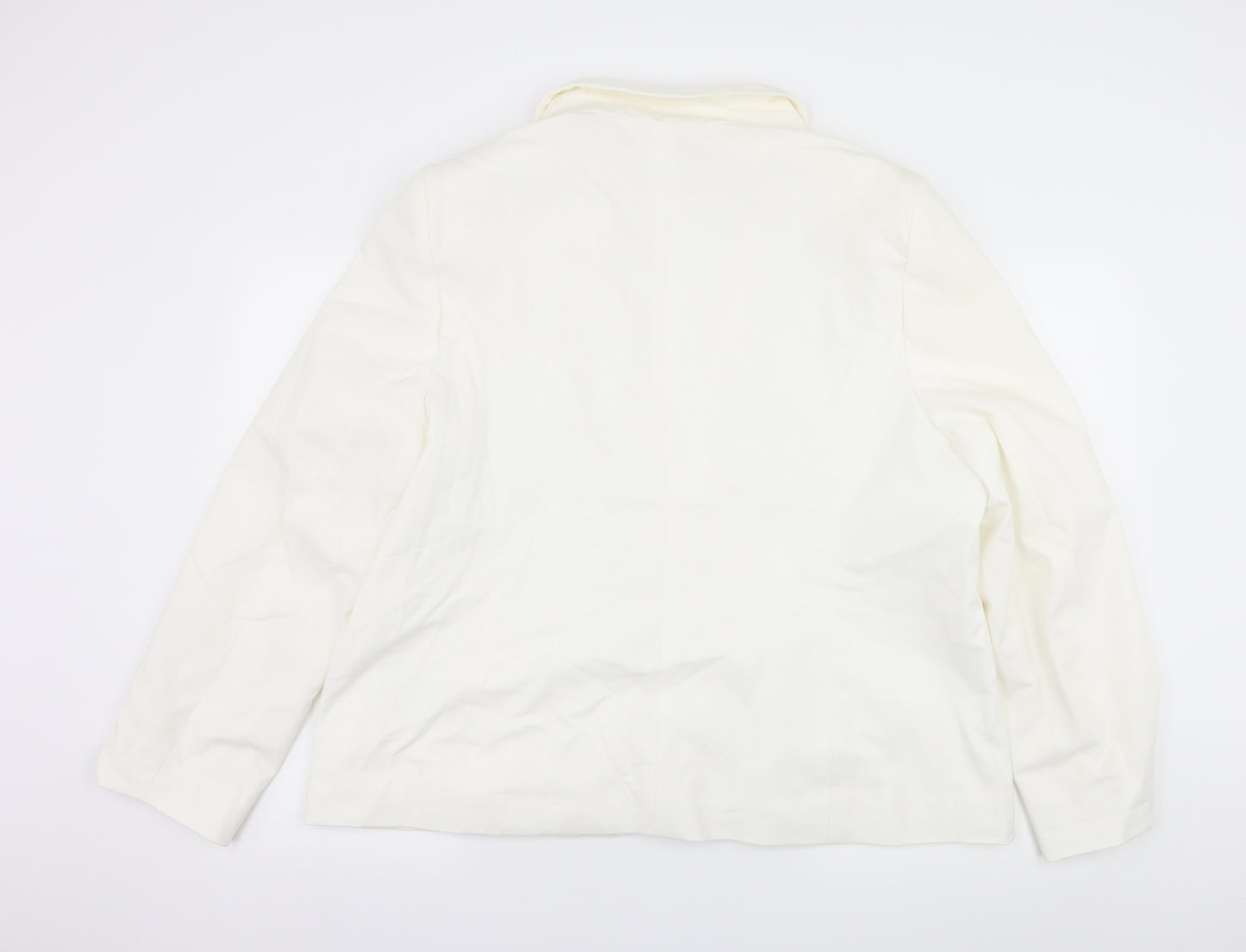 F&F Womens White   Jacket Blazer Size 22