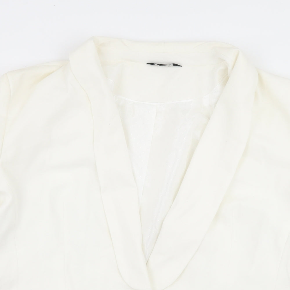 F&F Womens White   Jacket Blazer Size 22