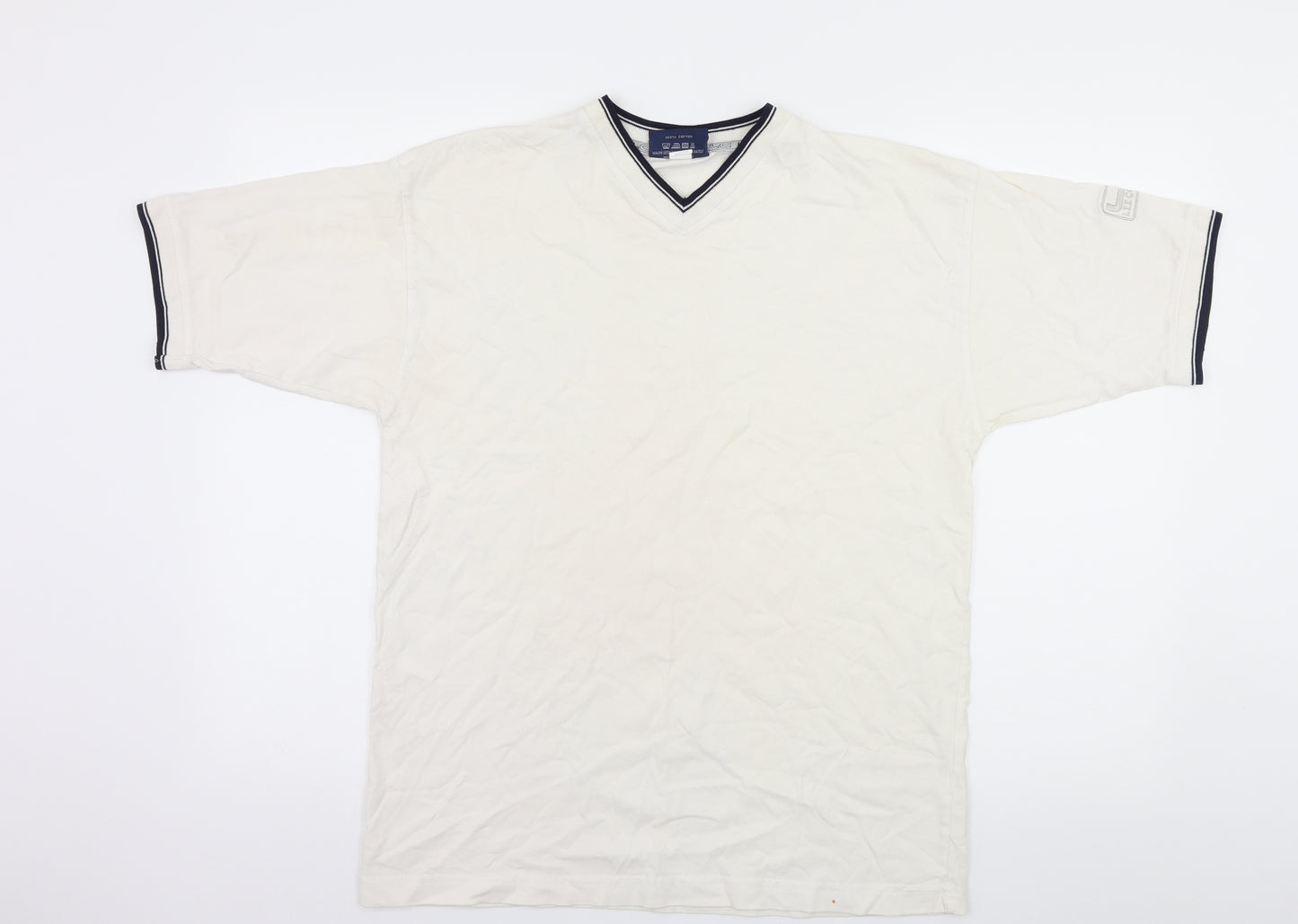 Lee Cooper Mens White  Jersey  T-Shirt Size S