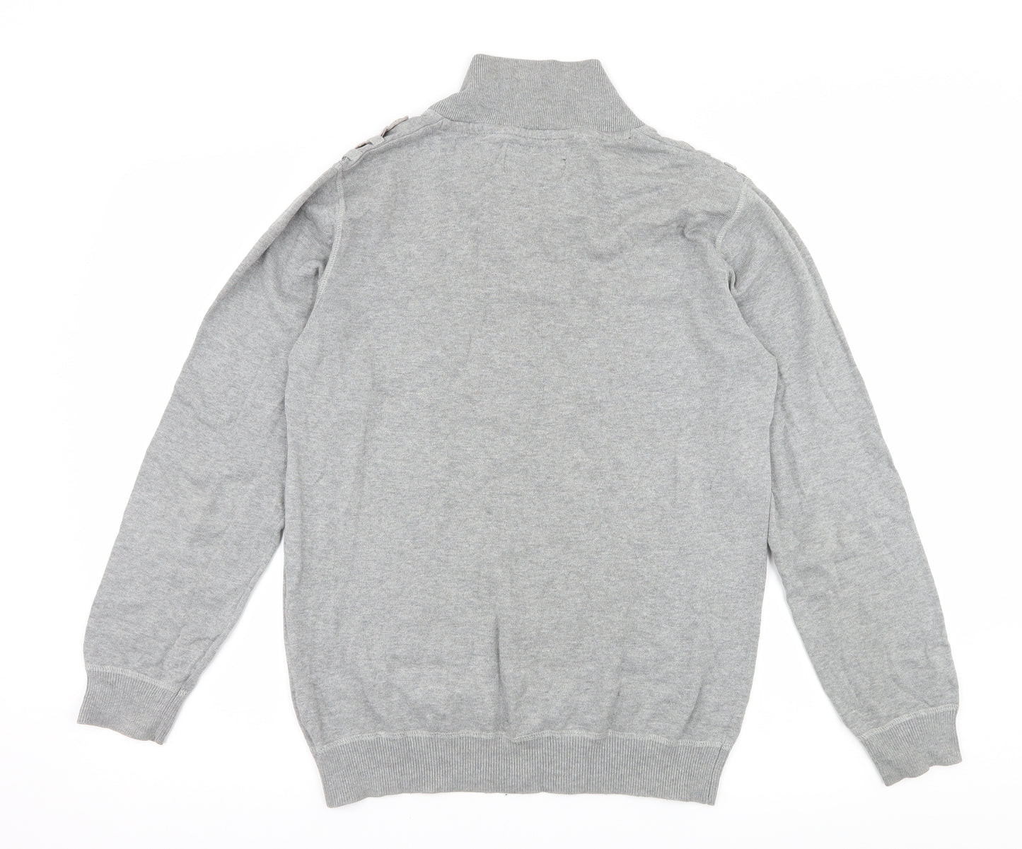 Cedar Wood State Mens Grey  Knit Pullover Jumper Size M