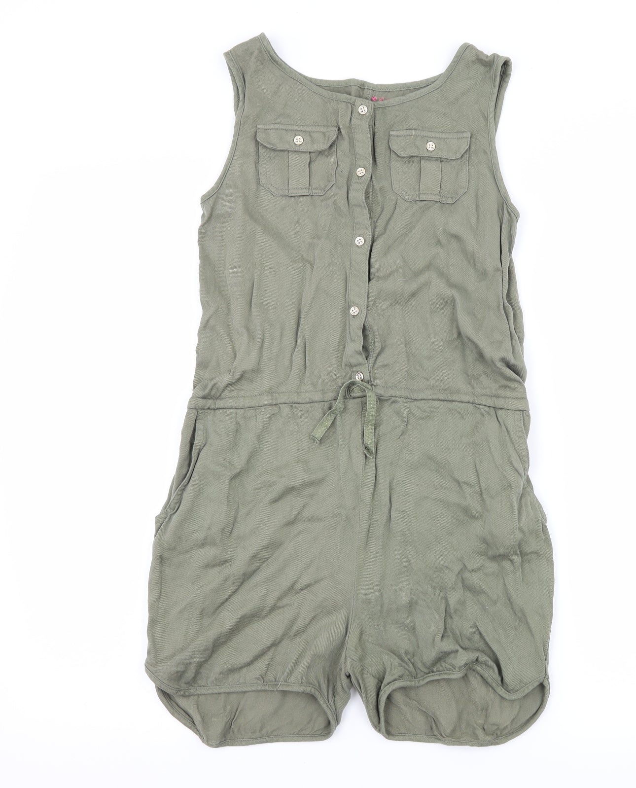 Nutmeg Girls Green   Playsuit One-Piece Size 13-14 Years