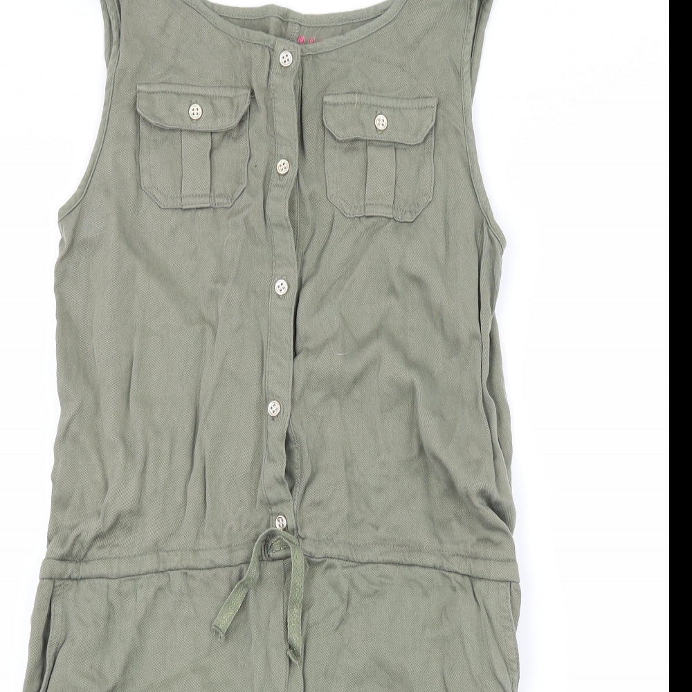 Nutmeg Girls Green   Playsuit One-Piece Size 13-14 Years