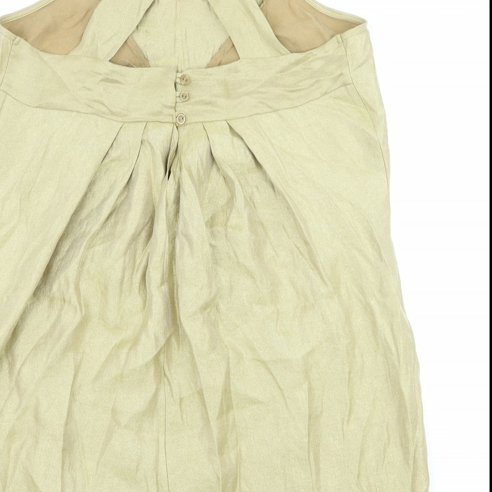 ASOS Womens Green   Slip Dress  Size 18