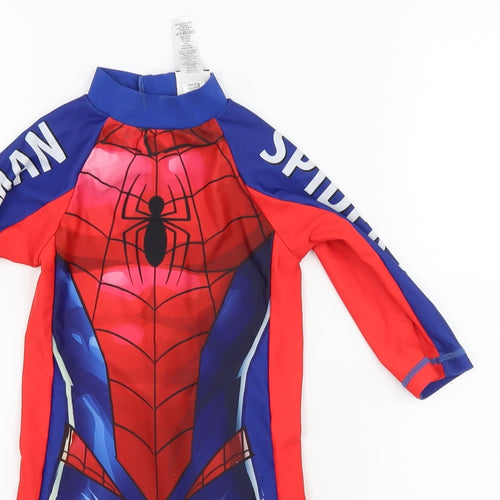 George Boys Multicoloured Geometric Jersey Jogger Trousers Size 2-3 Years - Spiderman Suit