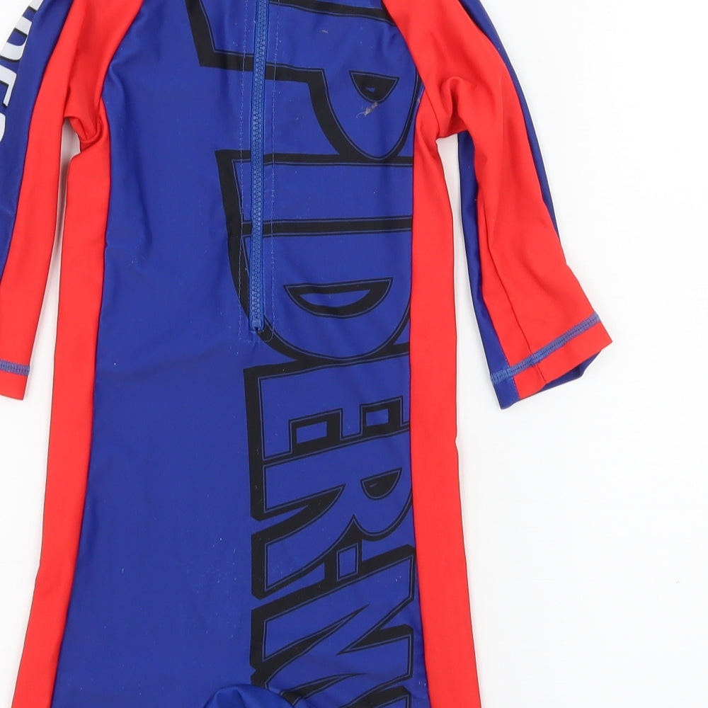 George Boys Multicoloured Geometric Jersey Jogger Trousers Size 2-3 Years - Spiderman Suit