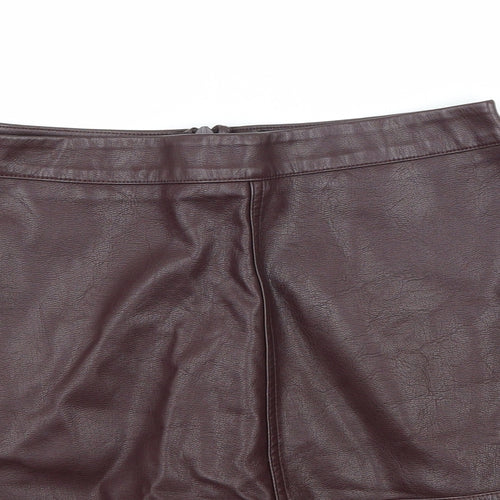 New Look Womens Purple   A-Line Skirt Size 8