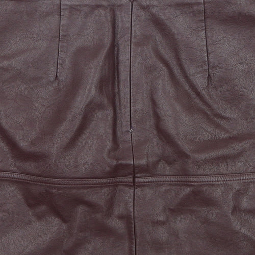 New Look Womens Purple   A-Line Skirt Size 8