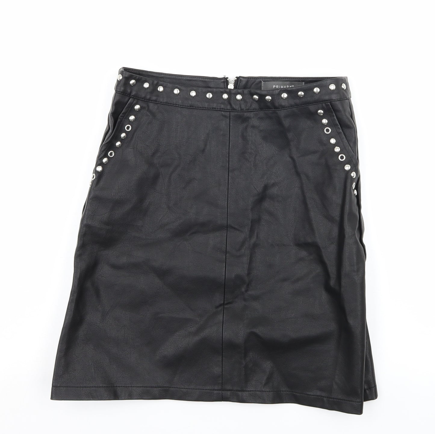 Primark Womens Black   A-Line Skirt Size 8