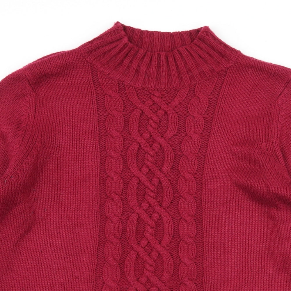 BHS Womens Pink  Knit Pullover Jumper Size 12