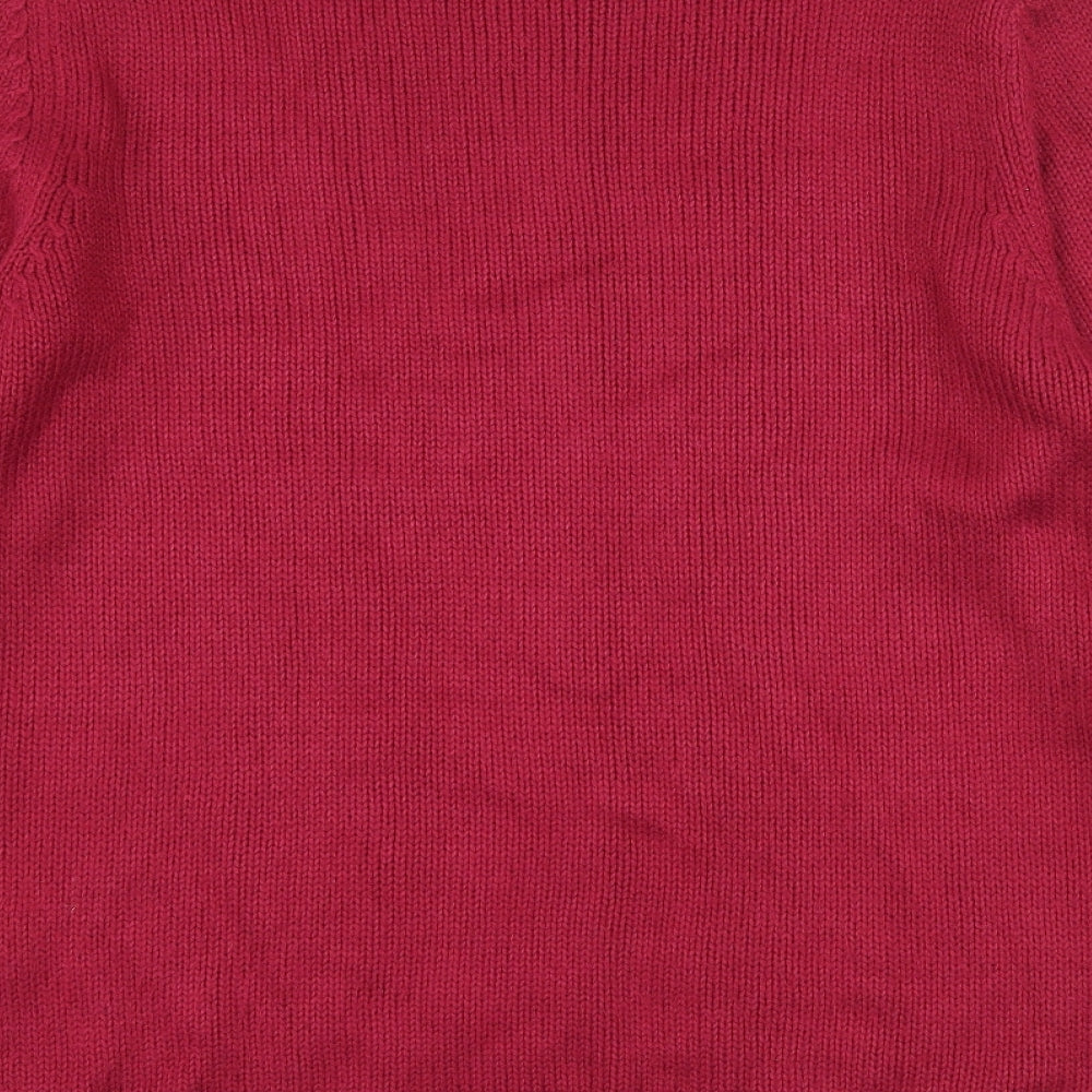 BHS Womens Pink  Knit Pullover Jumper Size 12