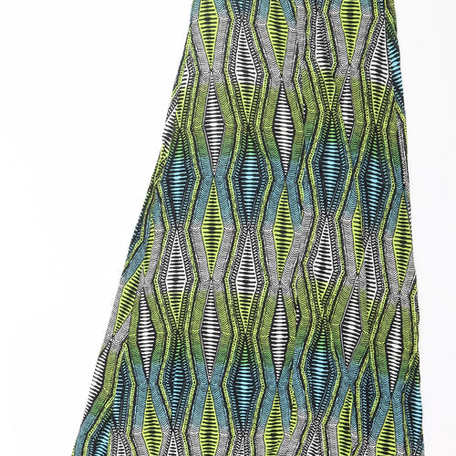 NEXT Womens Multicoloured Geometric Jersey Maxi  Size 8