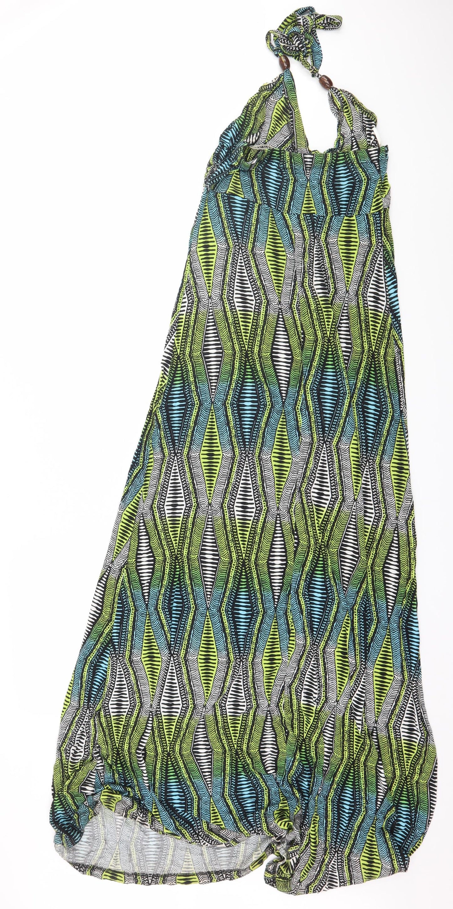 NEXT Womens Multicoloured Geometric Jersey Maxi  Size 8